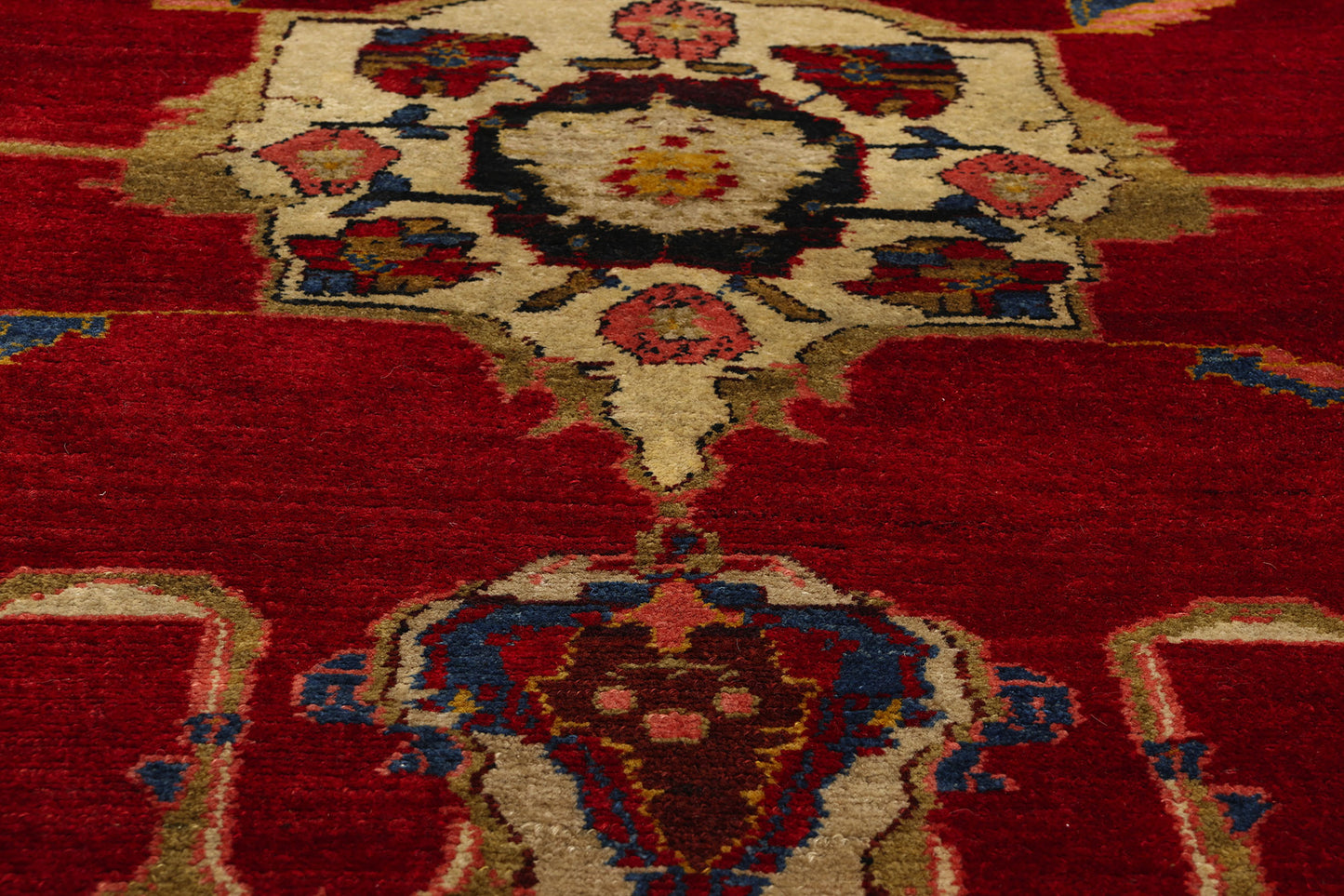 3 x 17 Vintage Red Turkish Oushak Rug 53870