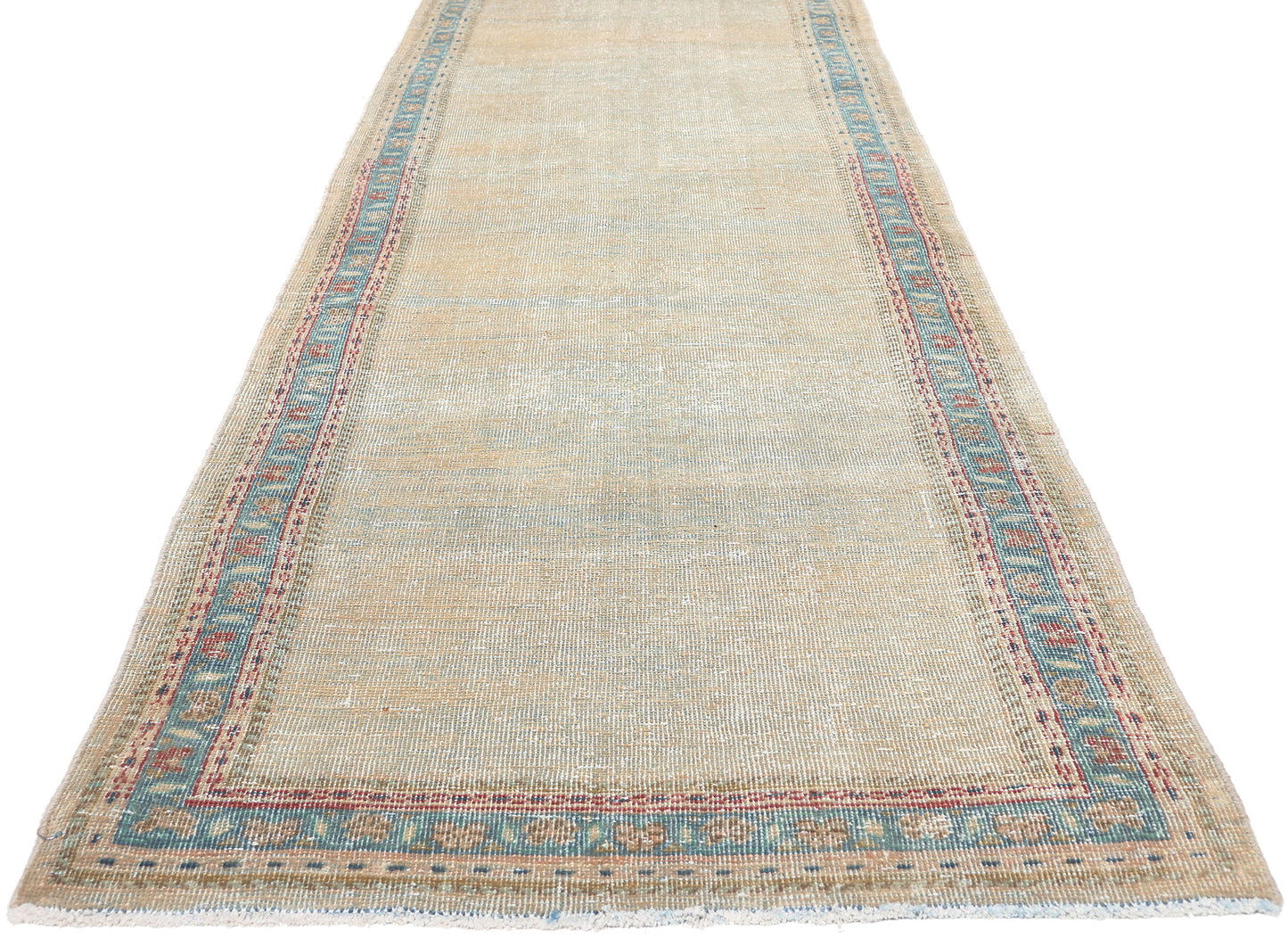 3 x 20 Antique-Worn Persian Mahal Rug 61271