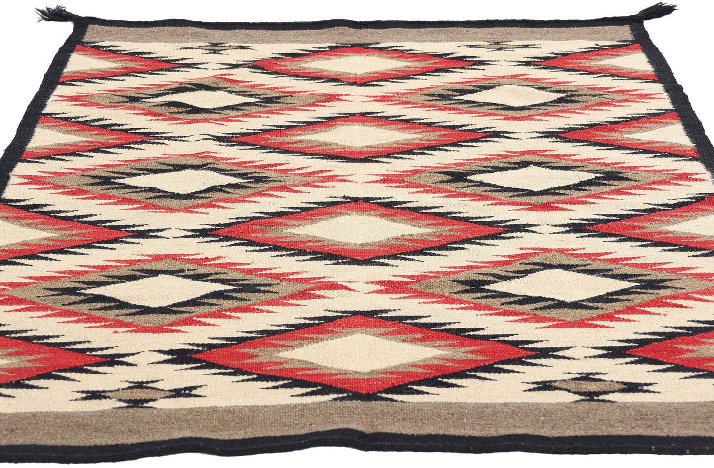 4 x 5 Vintage Eye Dazzler Navajo Rug 81119
