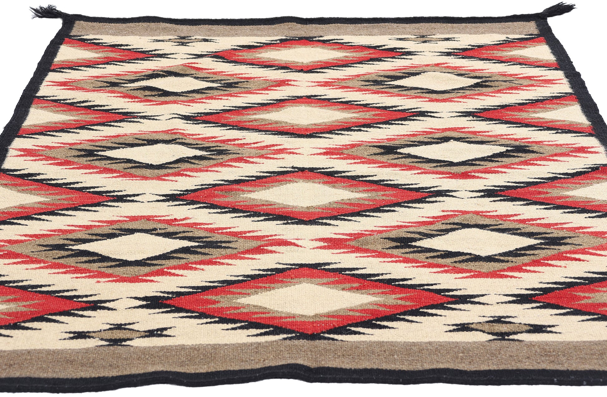 4 x 5 Vintage Eye Dazzler Navajo Rug 81119