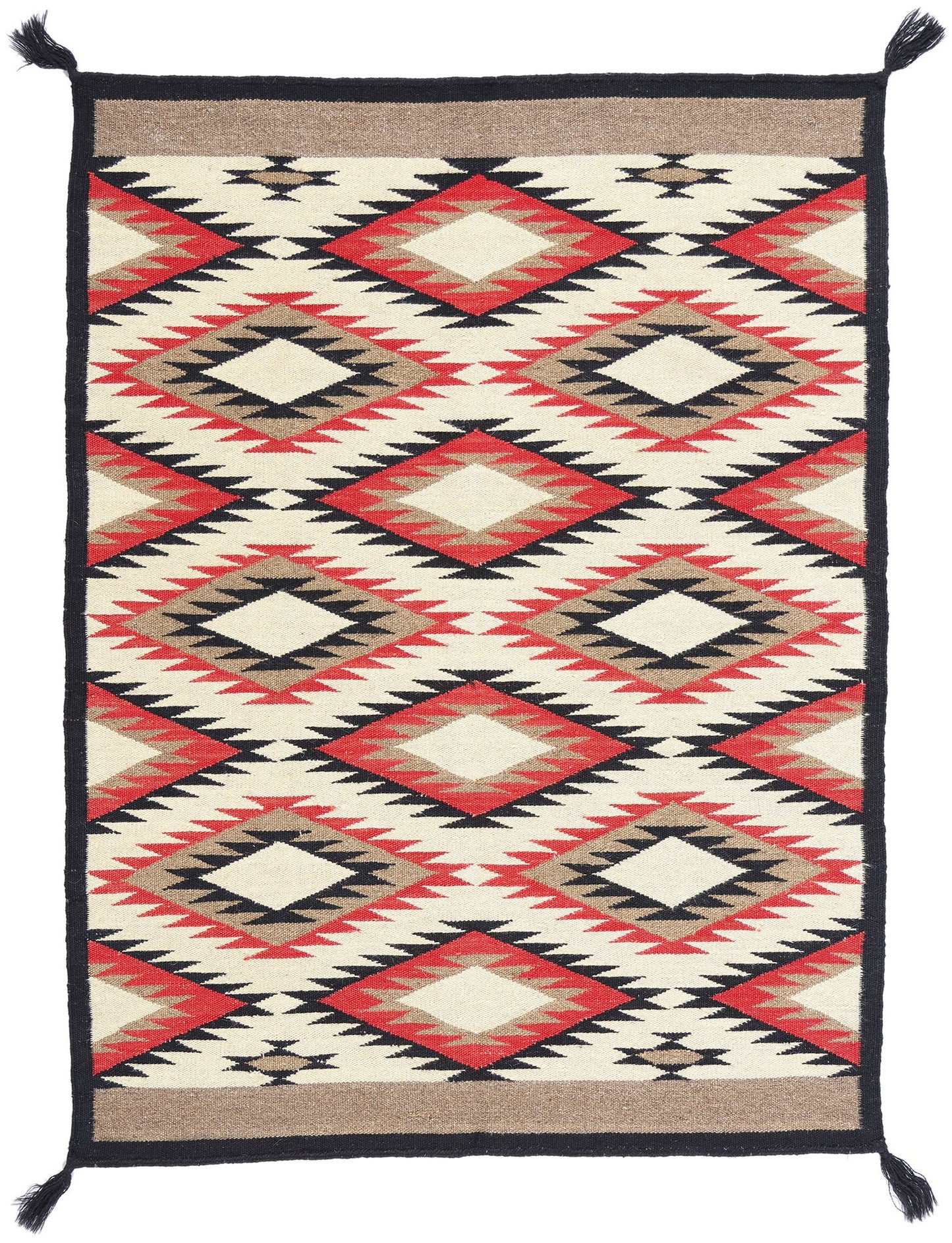 4 x 5 Vintage Eye Dazzler Navajo Rug 81119