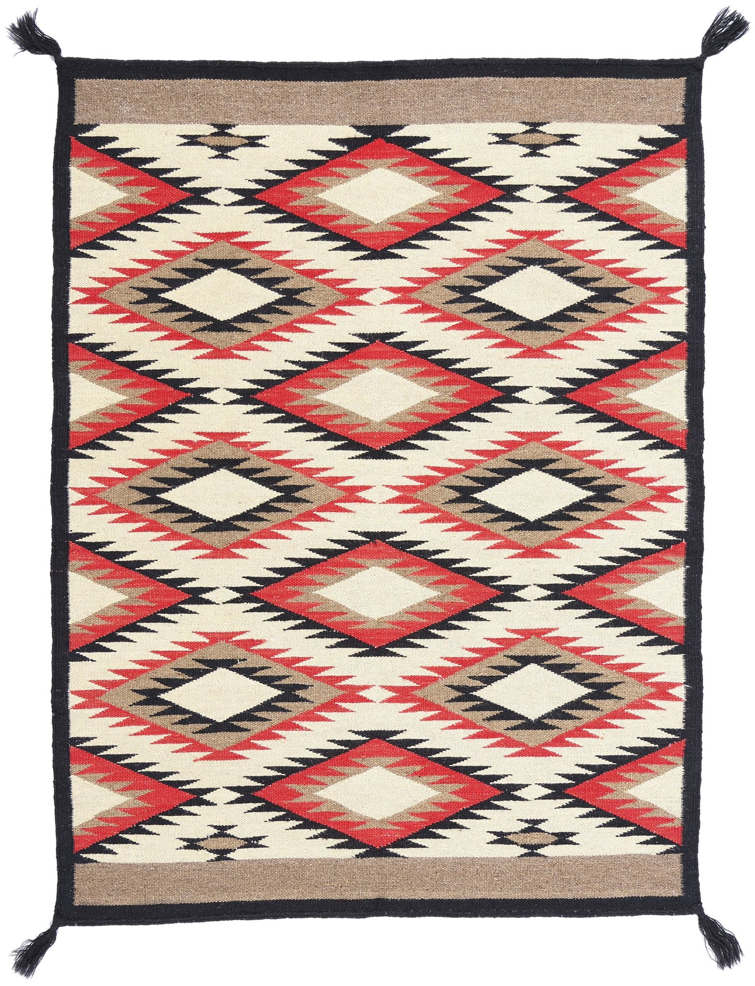 4 x 5 Vintage Eye Dazzler Navajo Rug 81119