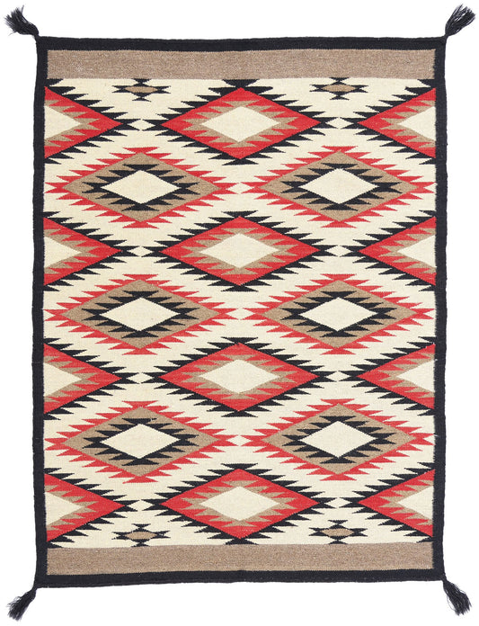 4 x 5 Vintage Eye Dazzler Navajo Rug 81119