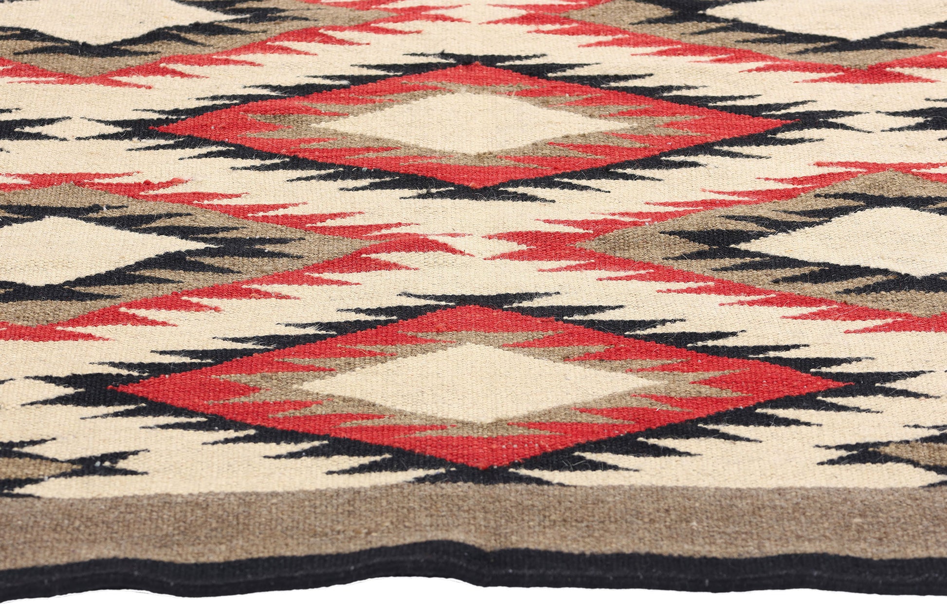 4 x 5 Vintage Eye Dazzler Navajo Rug 81119