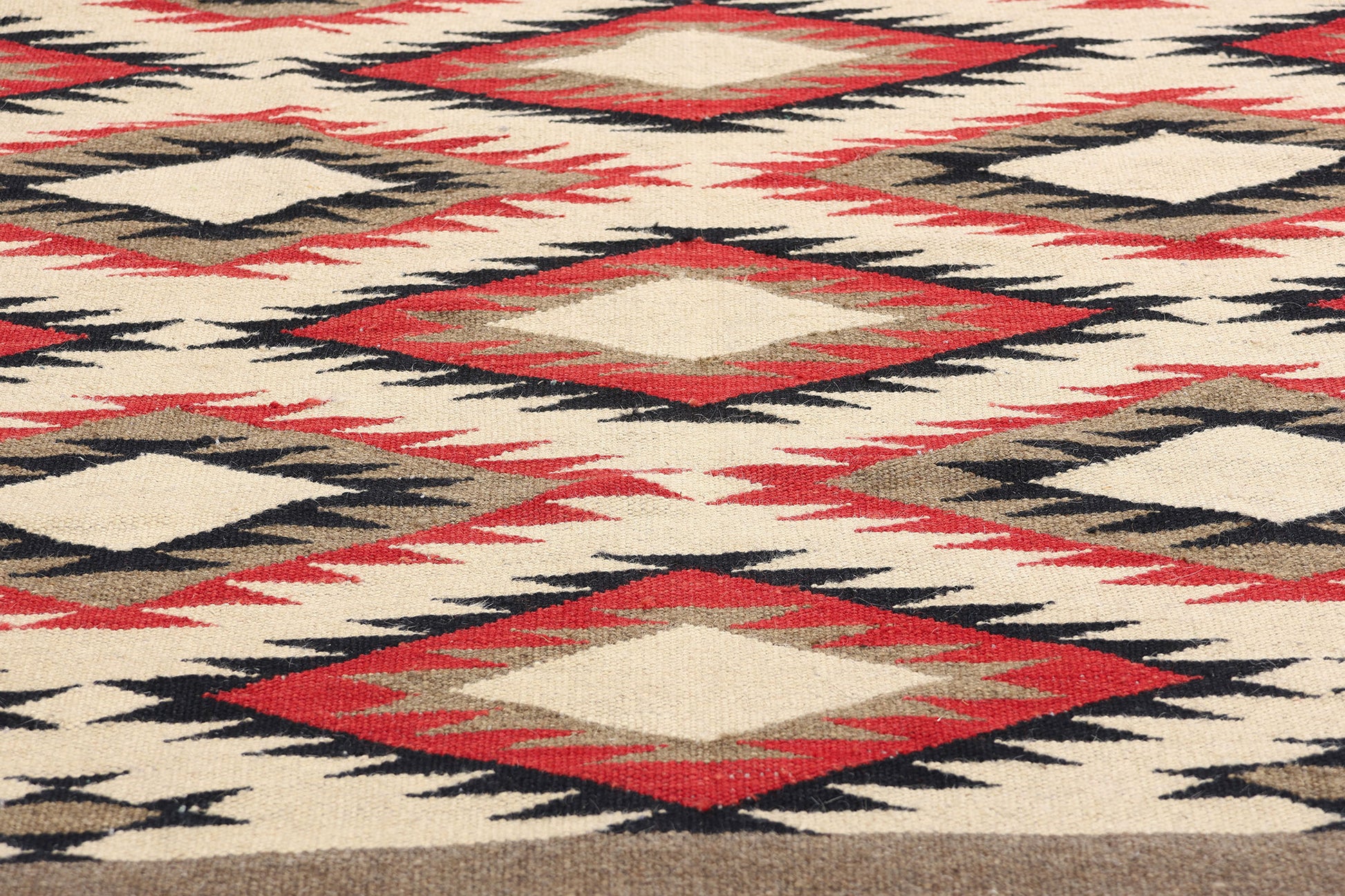 4 x 5 Vintage Eye Dazzler Navajo Rug 81119