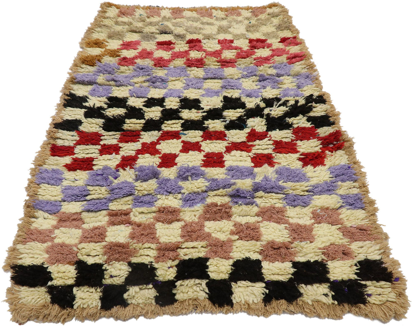 3 x 5 Vintage Moroccan Azilal Rug 21571