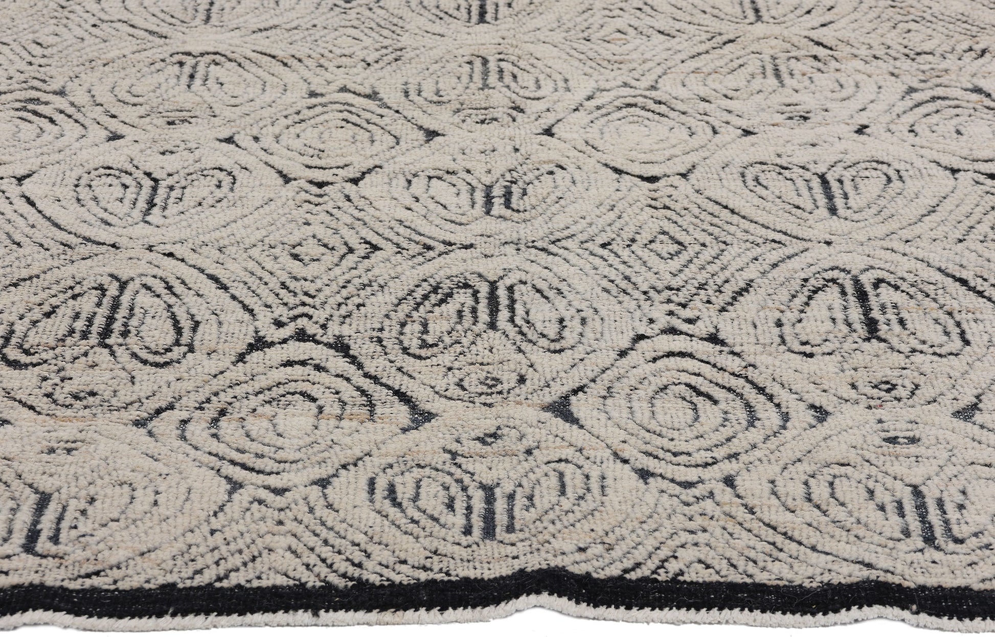 9 x 12 Organic Modern Moroccan High-Low Rug 81073