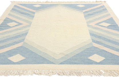 5 x 7 Gitt Grannsjo-Carlsson Vintage Swedish Rollakan Rug 78817