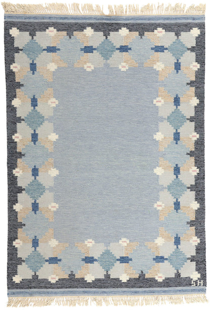 5 x 8 Svensk Hemslojd Vintage Swedish Rollakan Rug 78823