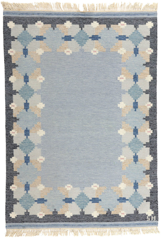 5 x 8 Svensk Hemslojd Vintage Swedish Rollakan Rug 78823