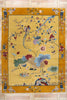 10 x 13 Golden Chinese Art Deco Rug 30920