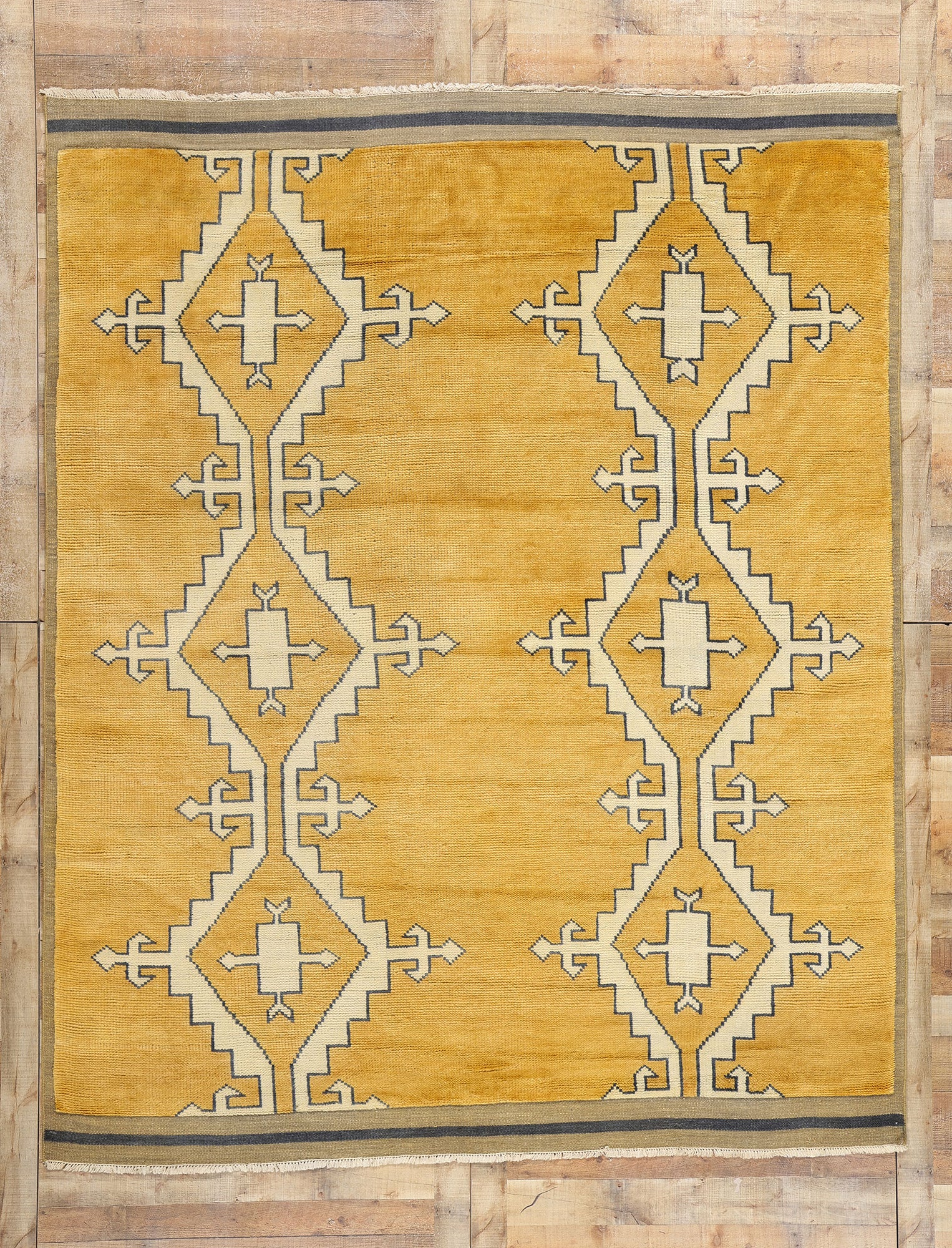 8 x 10 Golden Sahara Talisman Modern Moroccan Rug 31314