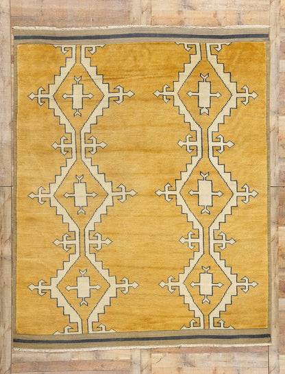 8 x 10 Golden Sahara Talisman Modern Moroccan Rug 31314