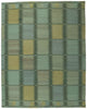 9 x 12 Scandinavian Modern Green Swedish Inspired Kilim Rug 30799