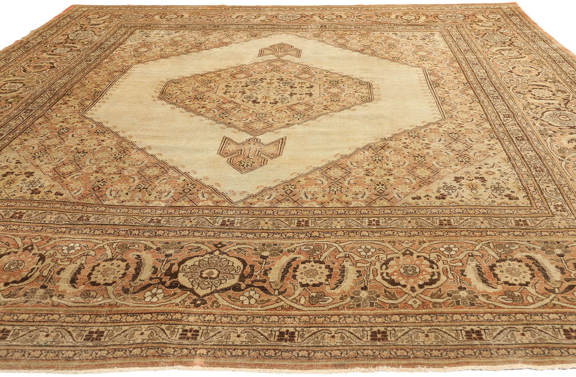 9 x 13 Haji Khalili Antique Persian Tabriz Rug 74938