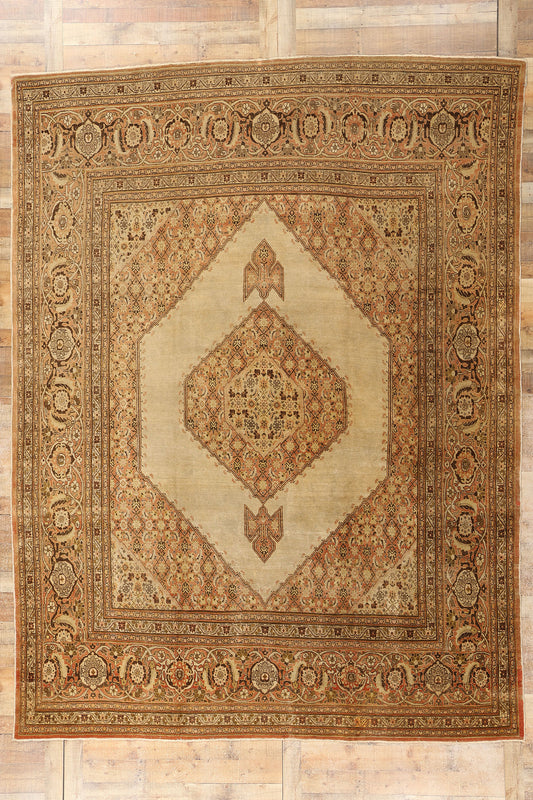 9 x 13 Haji Khalili Antique Persian Tabriz Rug 74938
