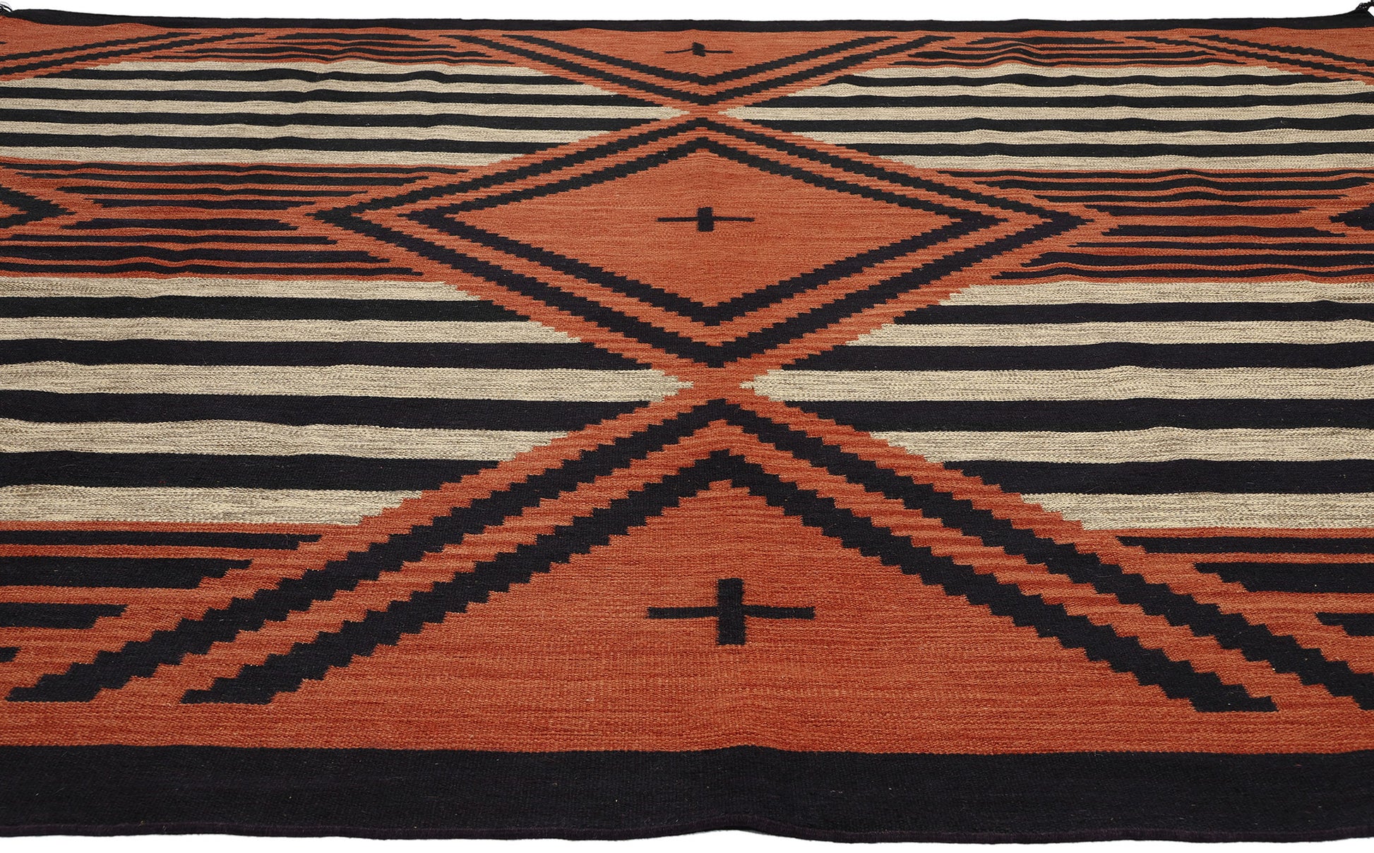 10 x 10 Southwest Modern Chief Blanket Navajo-Style Rug 81042