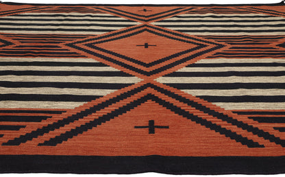 10 x 10 Southwest Modern Chief Blanket Navajo-Style Rug 81042