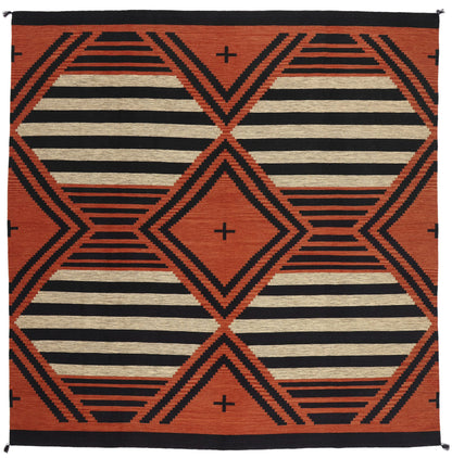 10 x 10 Southwest Modern Chief Blanket Navajo-Style Rug 81042