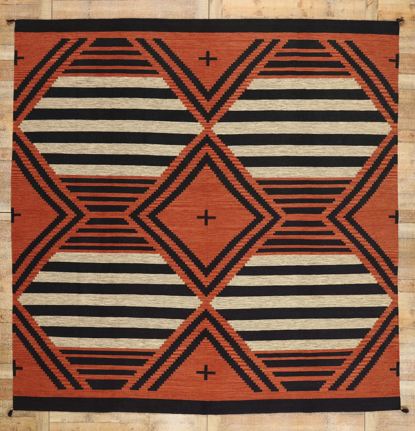 10 x 10 Southwest Modern Chief Blanket Navajo-Style Rug 81042