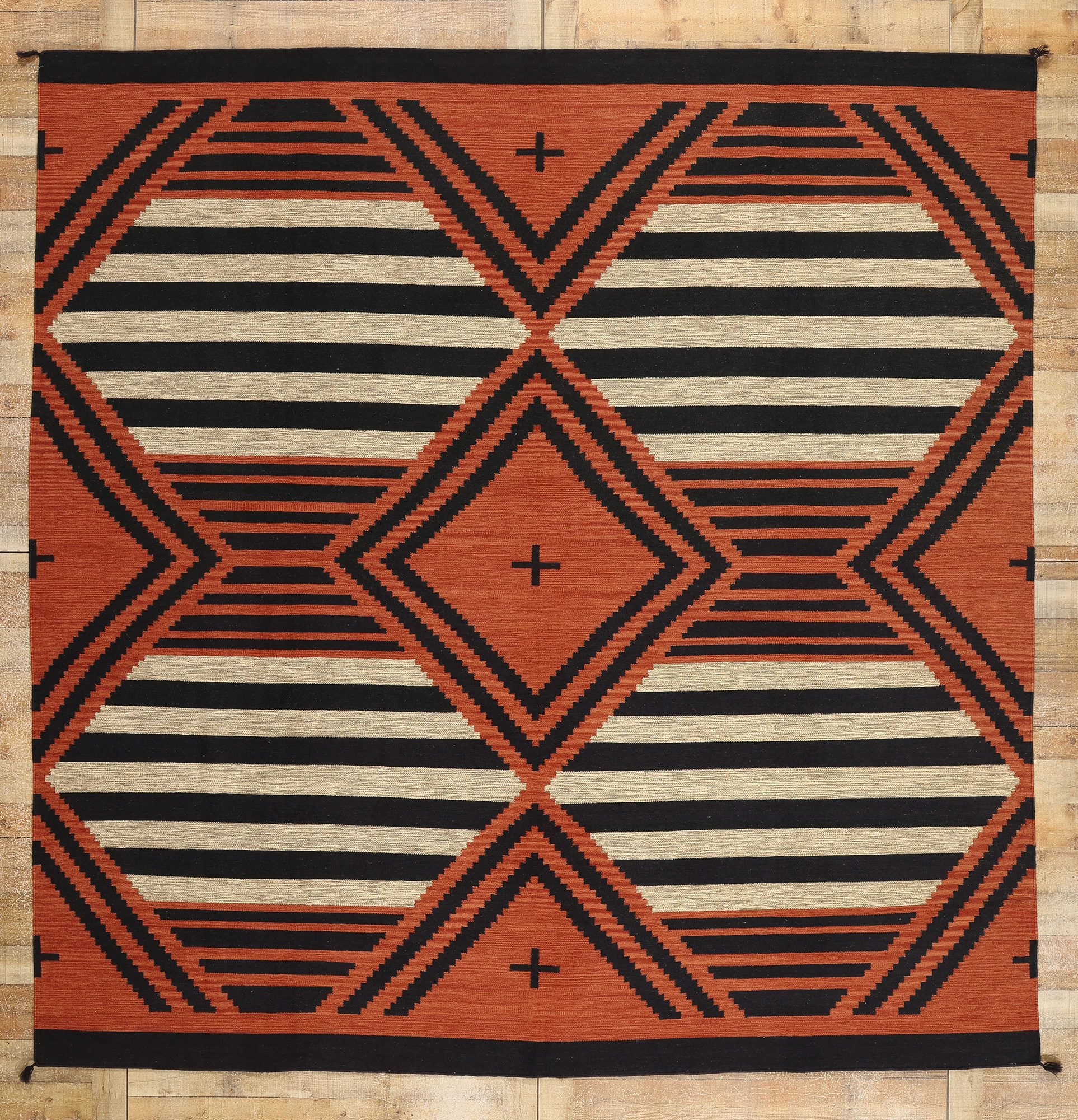 10 x 10 Southwest Modern Chief Blanket Navajo-Style Rug 81042