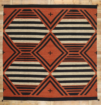 10 x 10 Southwest Modern Chief Blanket Navajo-Style Rug 81042