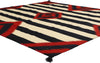 6 x 6 Southwest Modern Chief Blanket Navajo-Style Rug 81046