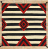 6 x 6 Southwest Modern Chief Blanket Navajo-Style Rug 81046