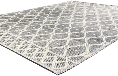 8 x 10 Moroccan Textured High-Low Kilim Rug 31028