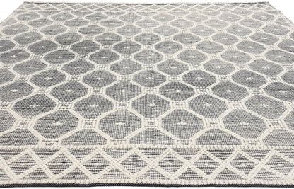 8 x 10 Moroccan Textured High-Low Kilim Rug 31028