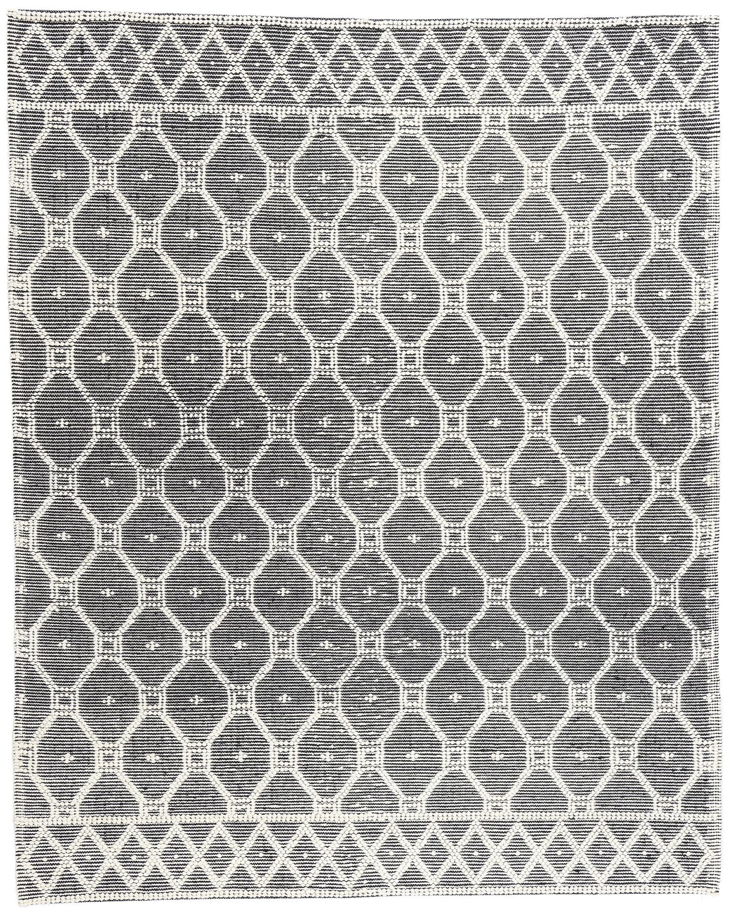 8 x 10 Moroccan Textured High-Low Kilim Rug 31028