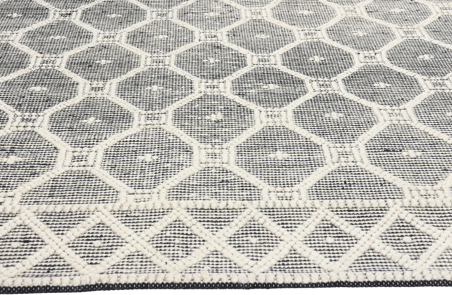 8 x 10 Moroccan Textured High-Low Kilim Rug 31028