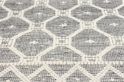 8 x 10 Moroccan Textured High-Low Kilim Rug 31028