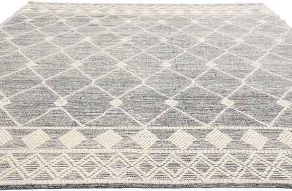 8 x 10 Moroccan Textured High-Low Kilim Rug 31029