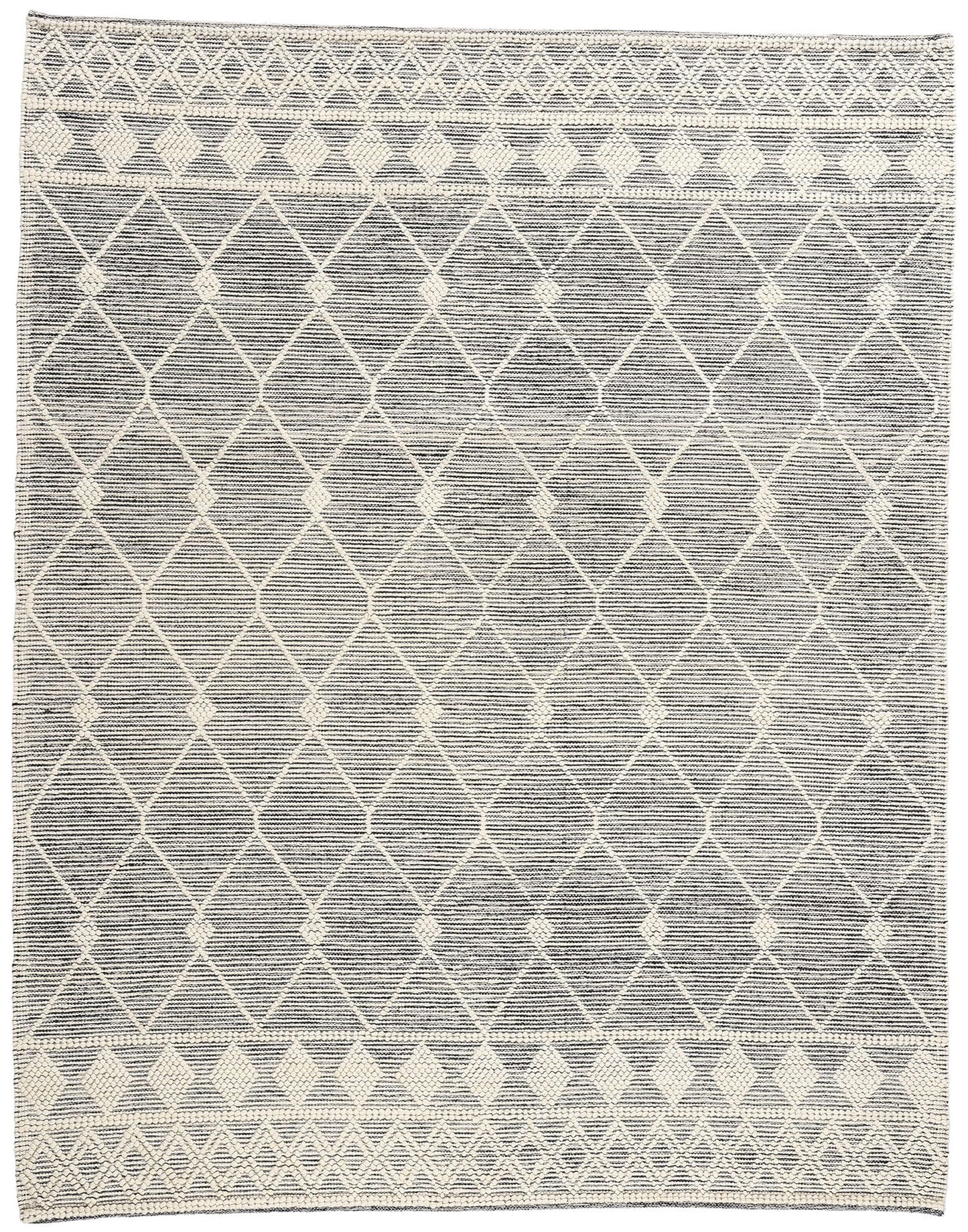 8 x 10 Moroccan Textured High-Low Kilim Rug 31029