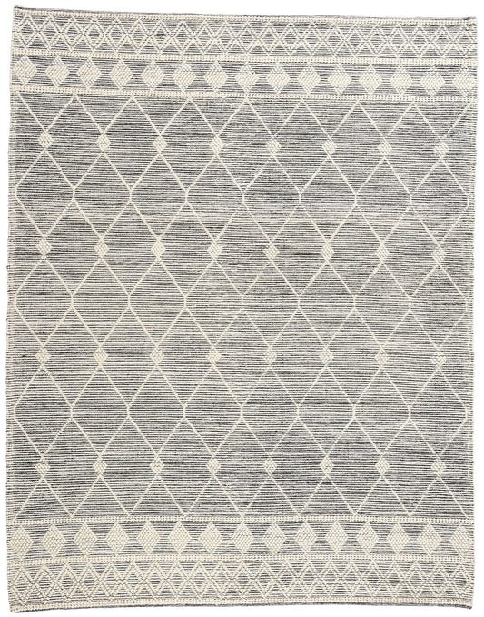 8 x 10 Moroccan Textured High-Low Kilim Rug 31029