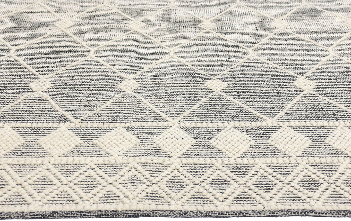 8 x 10 Moroccan Textured High-Low Kilim Rug 31029