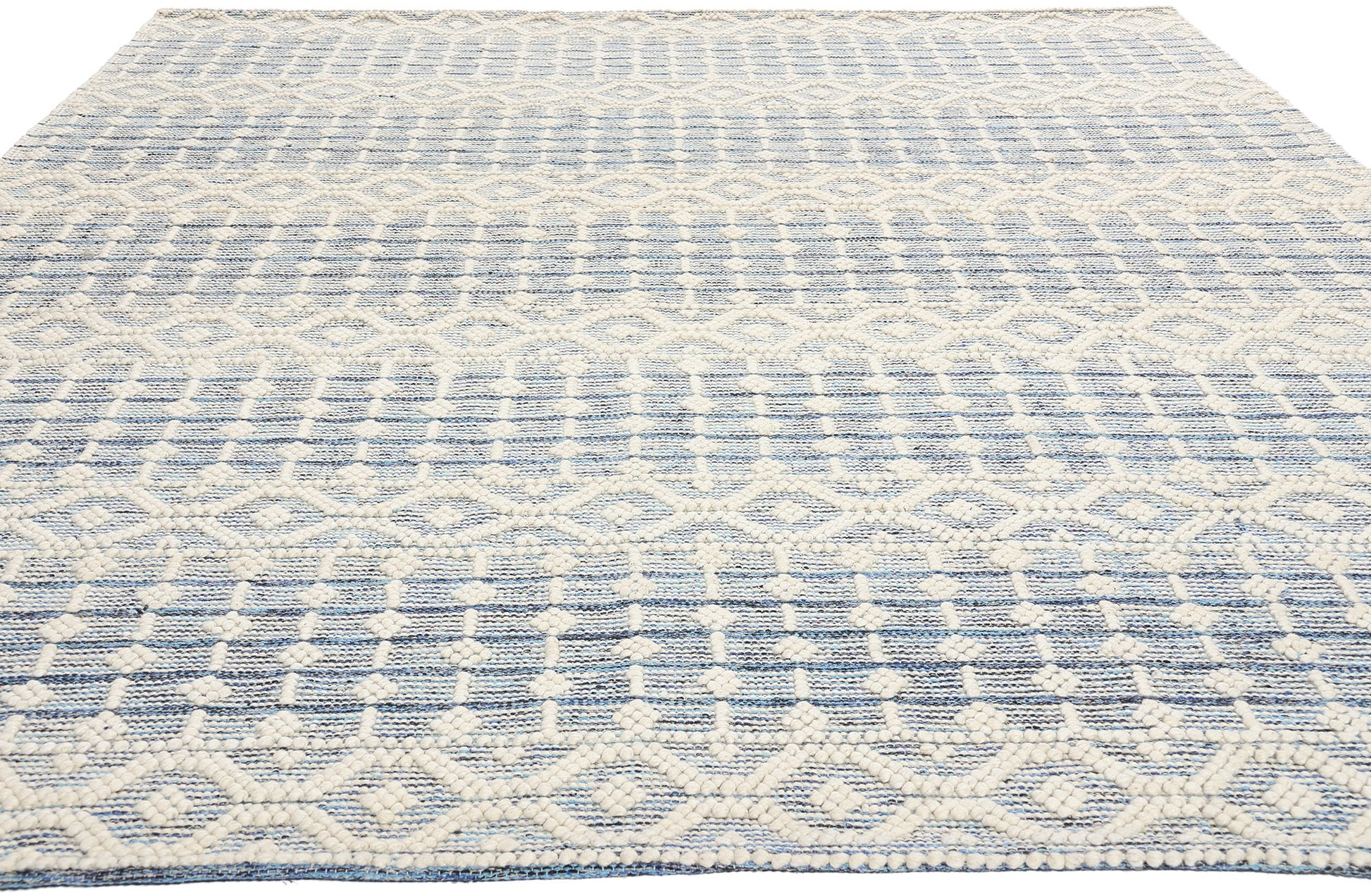 8 x 10 Moroccan Textured High-Low Kilim Rug 31034