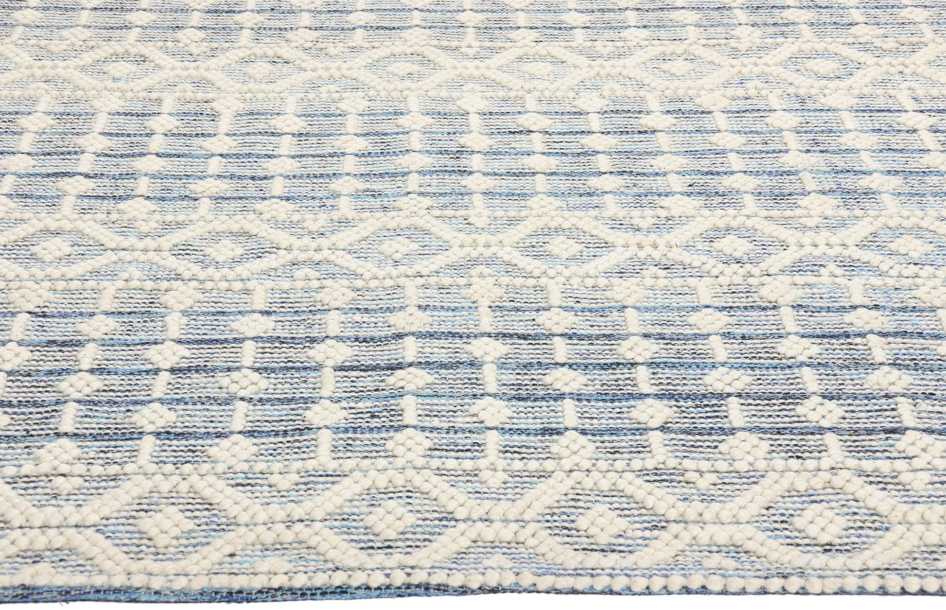 8 x 10 Moroccan Textured High-Low Kilim Rug 31034