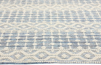 8 x 10 Moroccan Textured High-Low Kilim Rug 31034