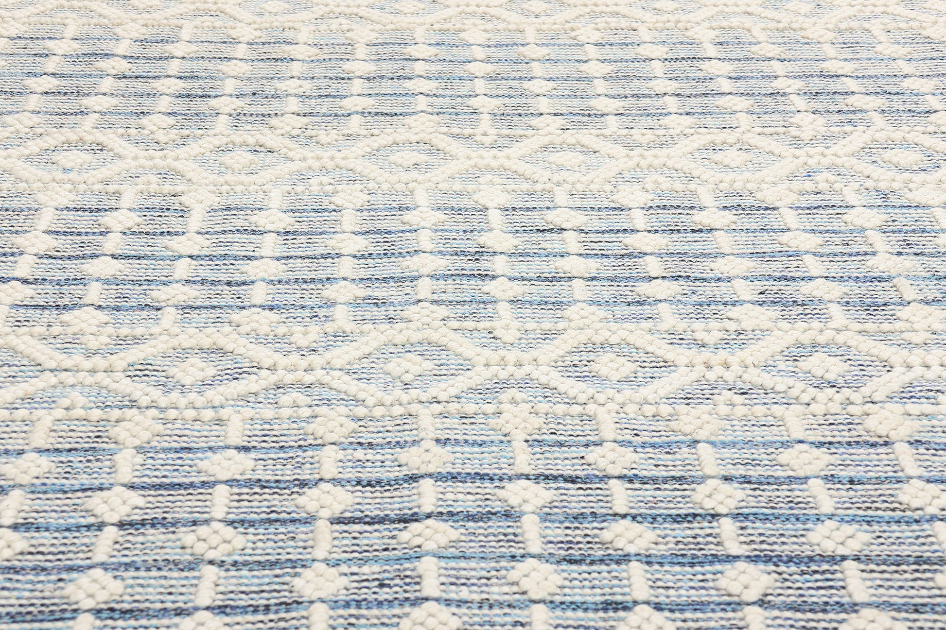 8 x 10 Moroccan Textured High-Low Kilim Rug 31034