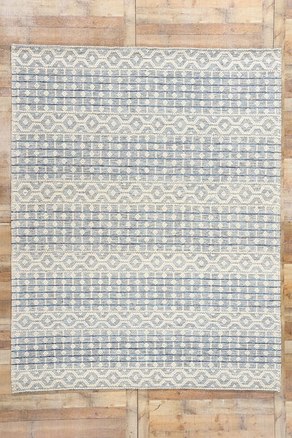 8 x 10 Moroccan Textured High-Low Kilim Rug 31034