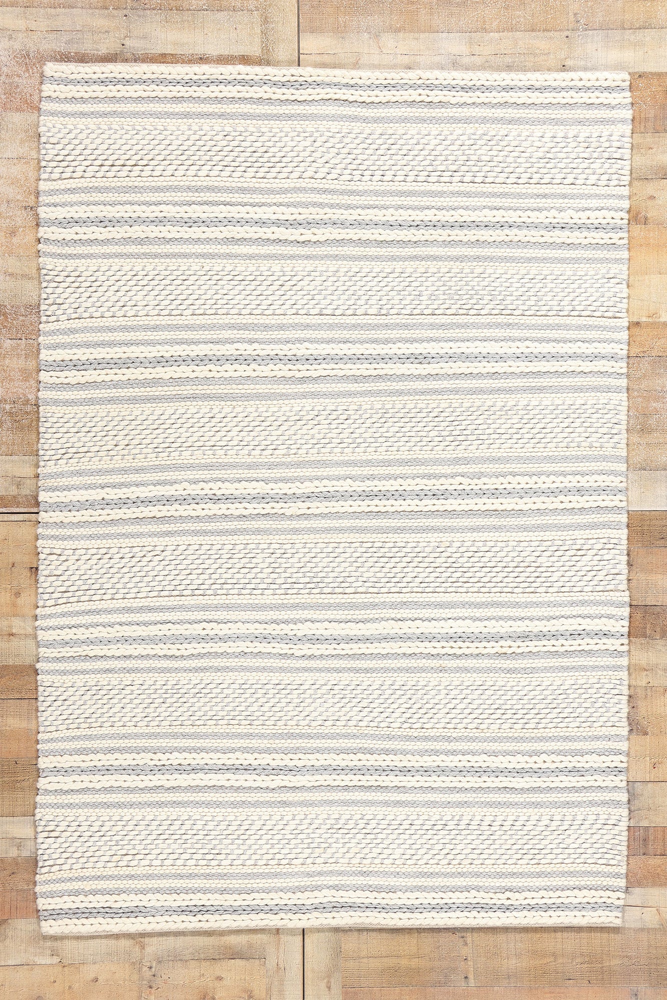 5 x 8 Moroccan Textured High-Low Kilim Rug 31038