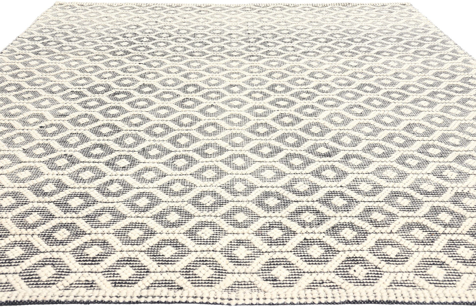 8 x 10 Moroccan Textured High-Low Kilim Rug 31009
