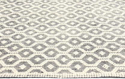 8 x 10 Moroccan Textured High-Low Kilim Rug 31009
