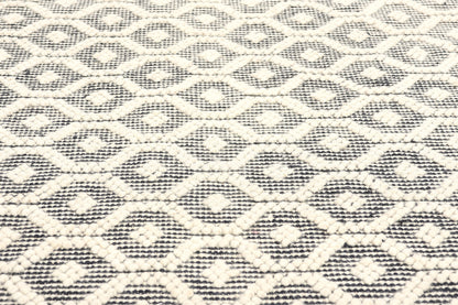 8 x 10 Moroccan Textured High-Low Kilim Rug 31009