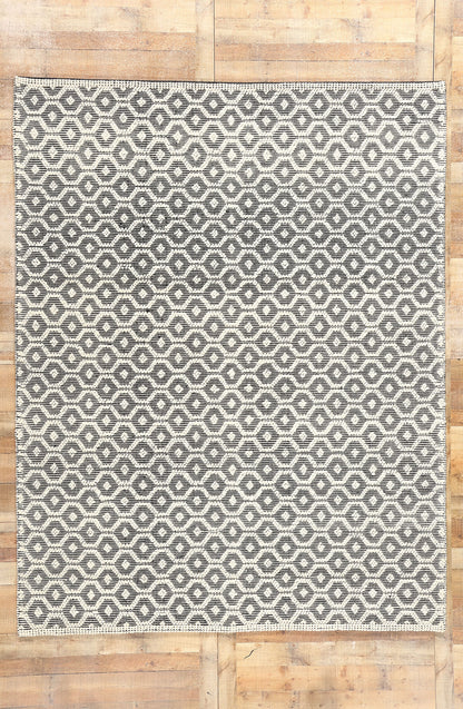 8 x 10 Moroccan Textured High-Low Kilim Rug 31009