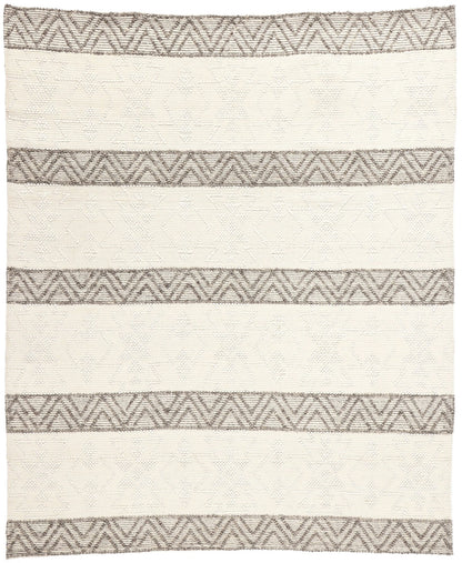 8 x 10 Moroccan Textured High-Low Kilim Rug 31010