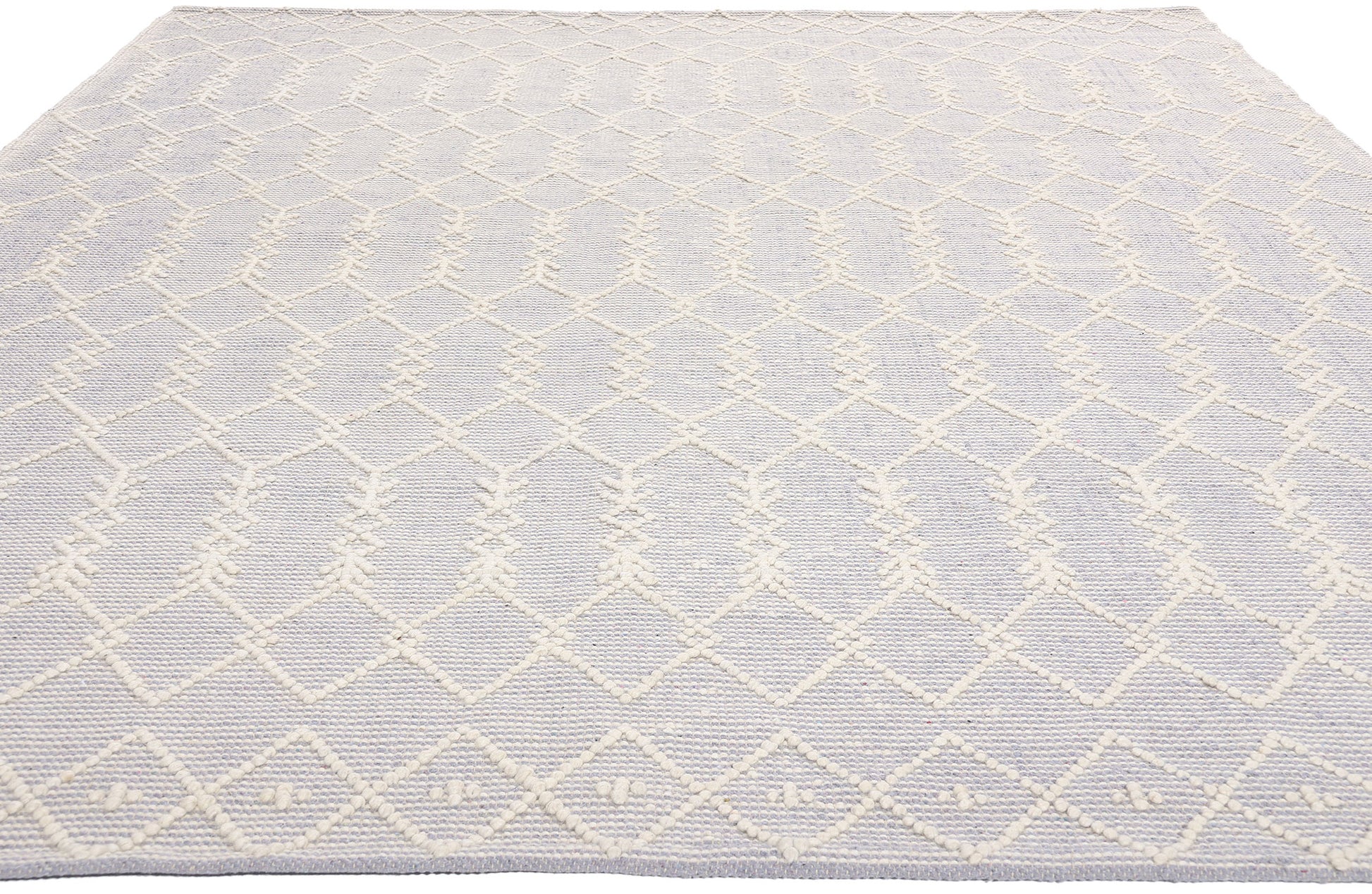 8 x 10 Moroccan Textured High-Low Kilim Rug 31017