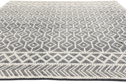 8 x 10 Moroccan Textured High-Low Kilim Rug 31022